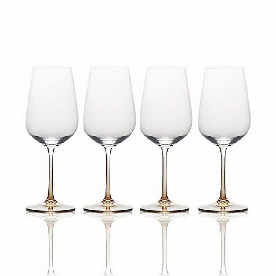 Kitchen & Dining * | Mikasa Gianna 4-Pc. Ombre Amber White Wine Glass Set