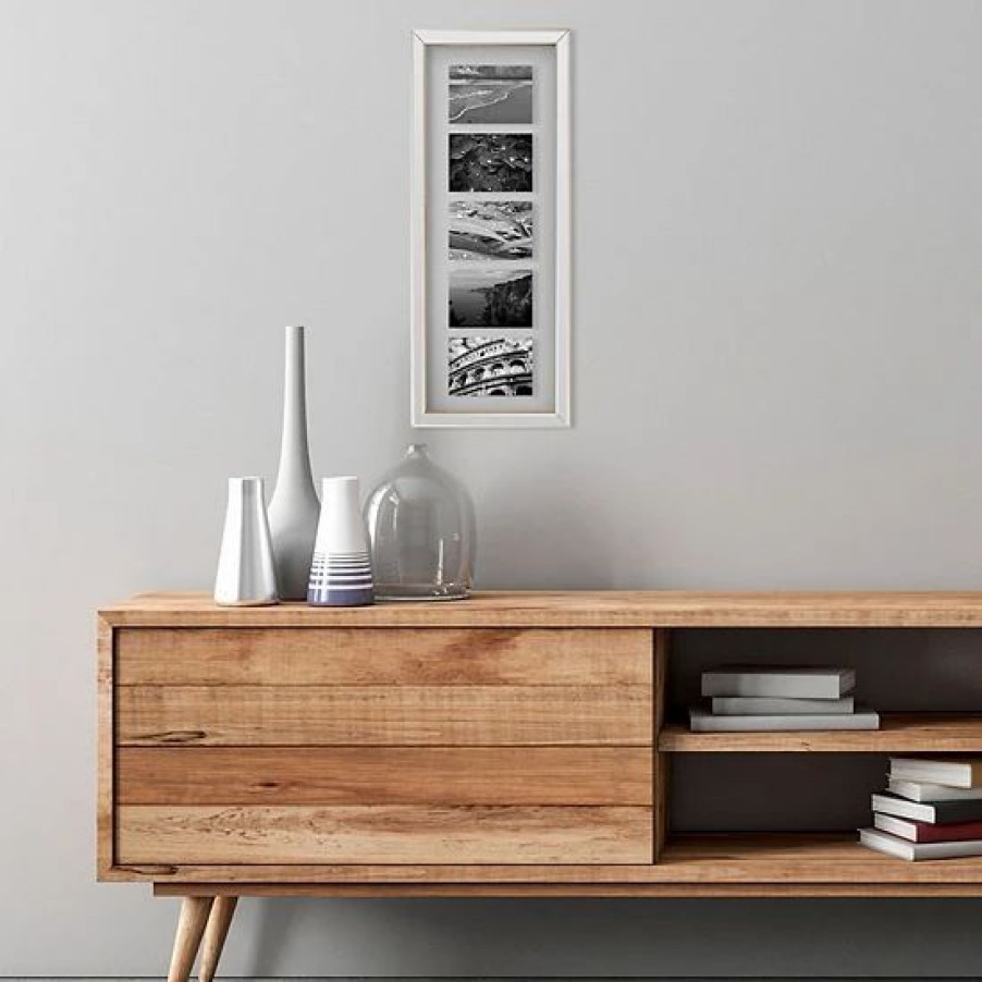 Home Decor * | Mikasa Mirror Floating Gallery 5-Opening Collage Frame