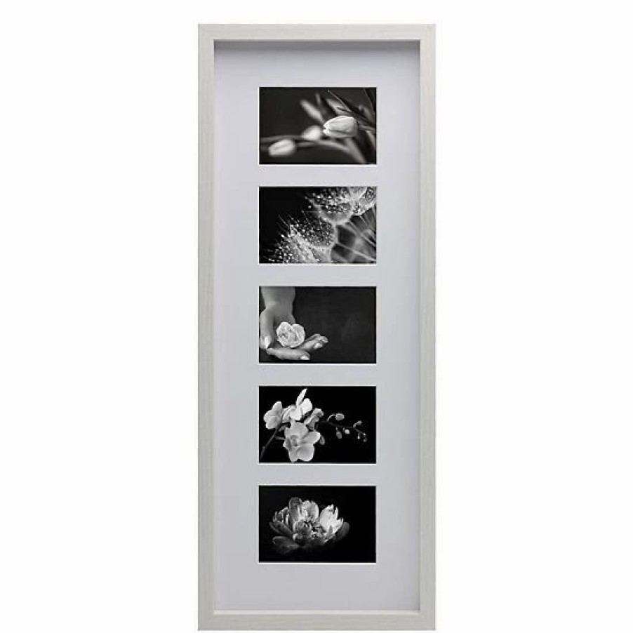 Home Decor * | Mikasa 5-Opening Mdf Wall Collage Frame