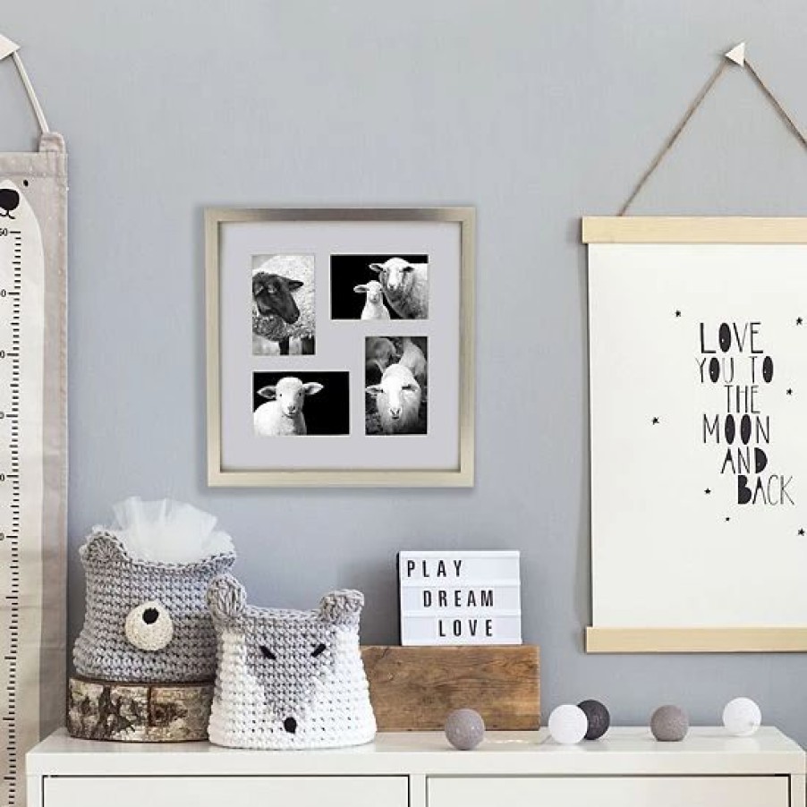 Home Decor * | Mikasa Contemporary 4-Opening Collage Frame