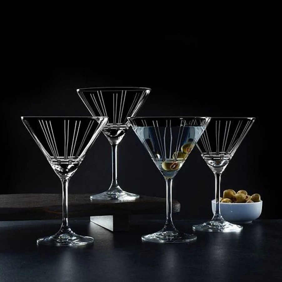 Kitchen & Dining * | Mikasa Berlin 4-Pc. Martini Glass Set