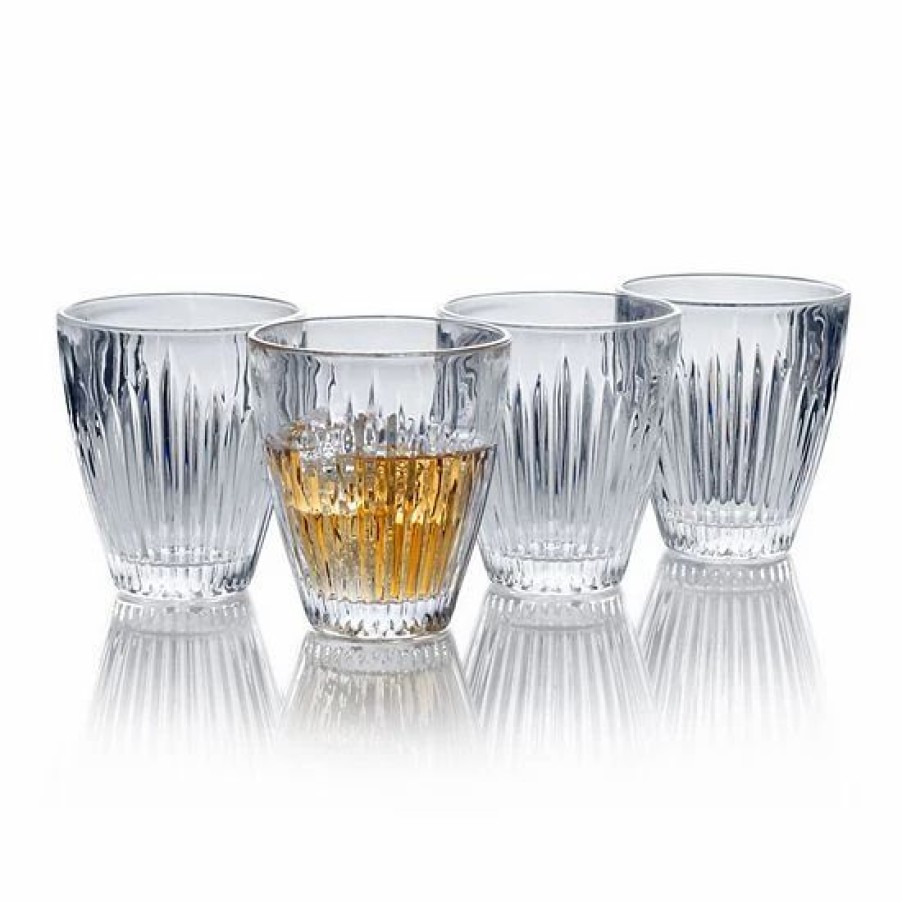 Kitchen & Dining * | Mikasa Parkside 4-Pc. Double Old-Fashioned Glass Set