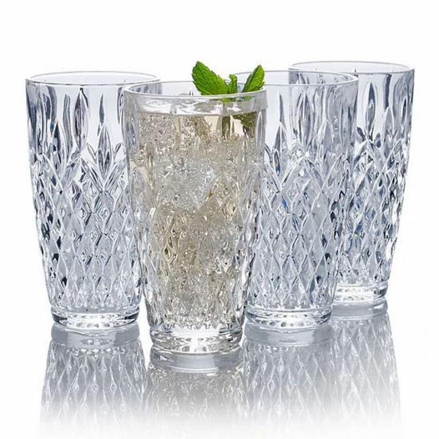 Kitchen & Dining * | Mikasa Harding 4-Pc. Highball Glass Set