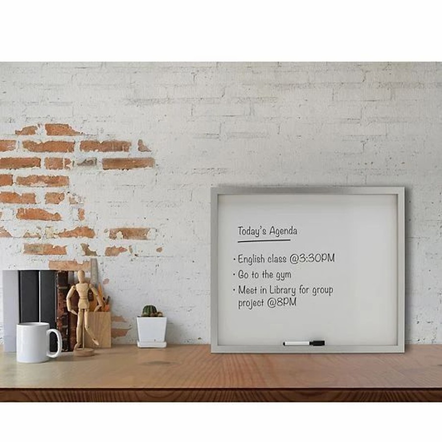 Home Decor * | Mikasa Dry Erase Board Wall Decor & Marker 2-Piece Set