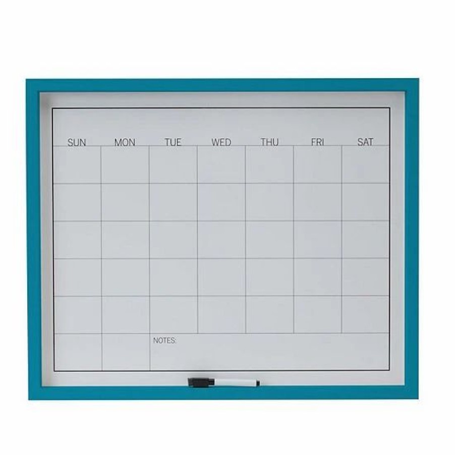 Home Decor * | Mikasa White Board Dry Erase Calendar Wall Decor