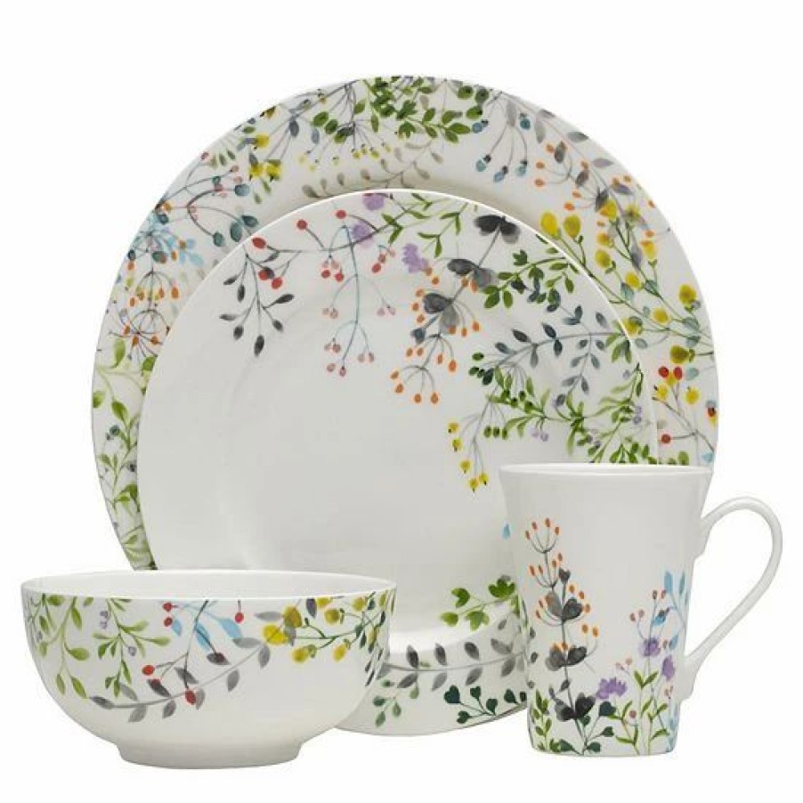 Kitchen & Dining * | Mikasa Tivoli Garden 16-Pc. Dinnerware Set