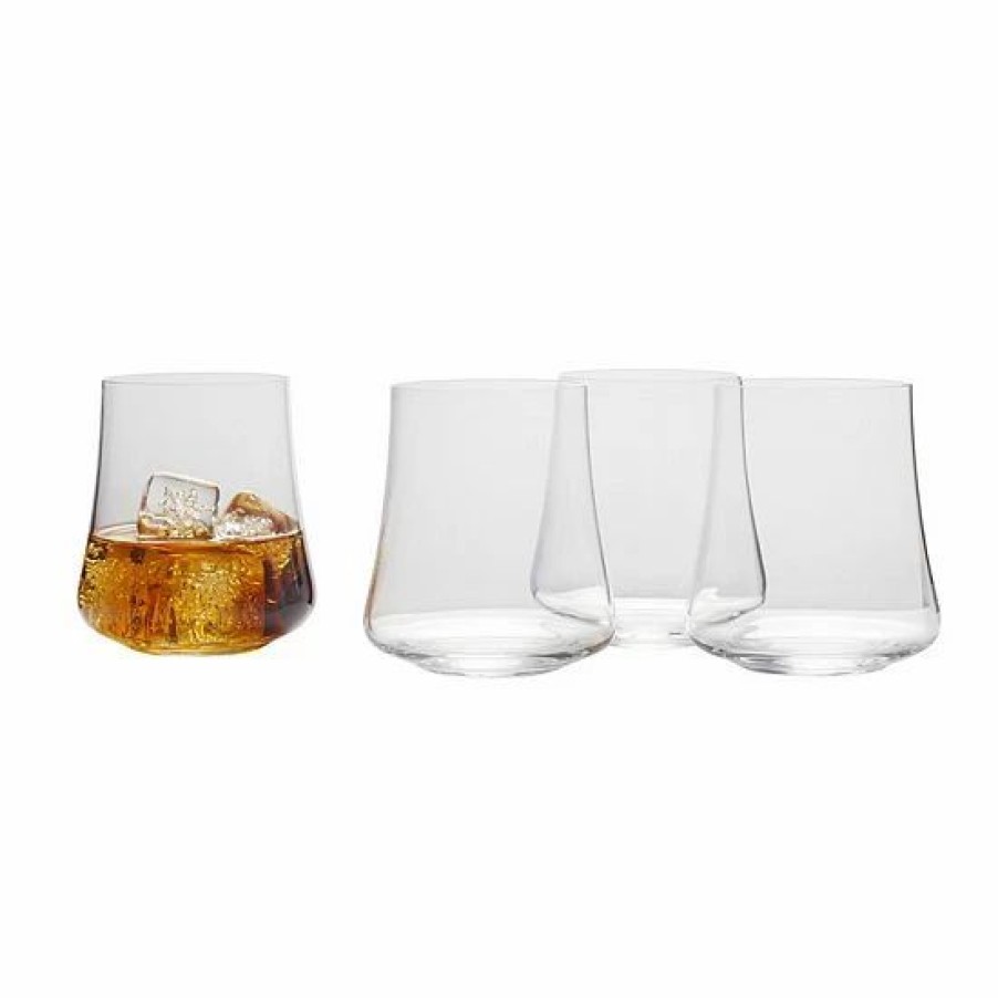 Kitchen & Dining * | Mikasa 4-Pc. Aline Stemless Wine Glass Set