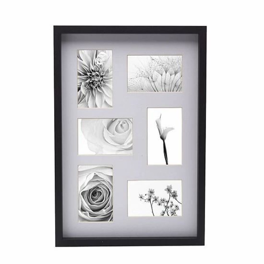 Home Decor * | Mikasa Contemporary 6-Opening Collage Frame