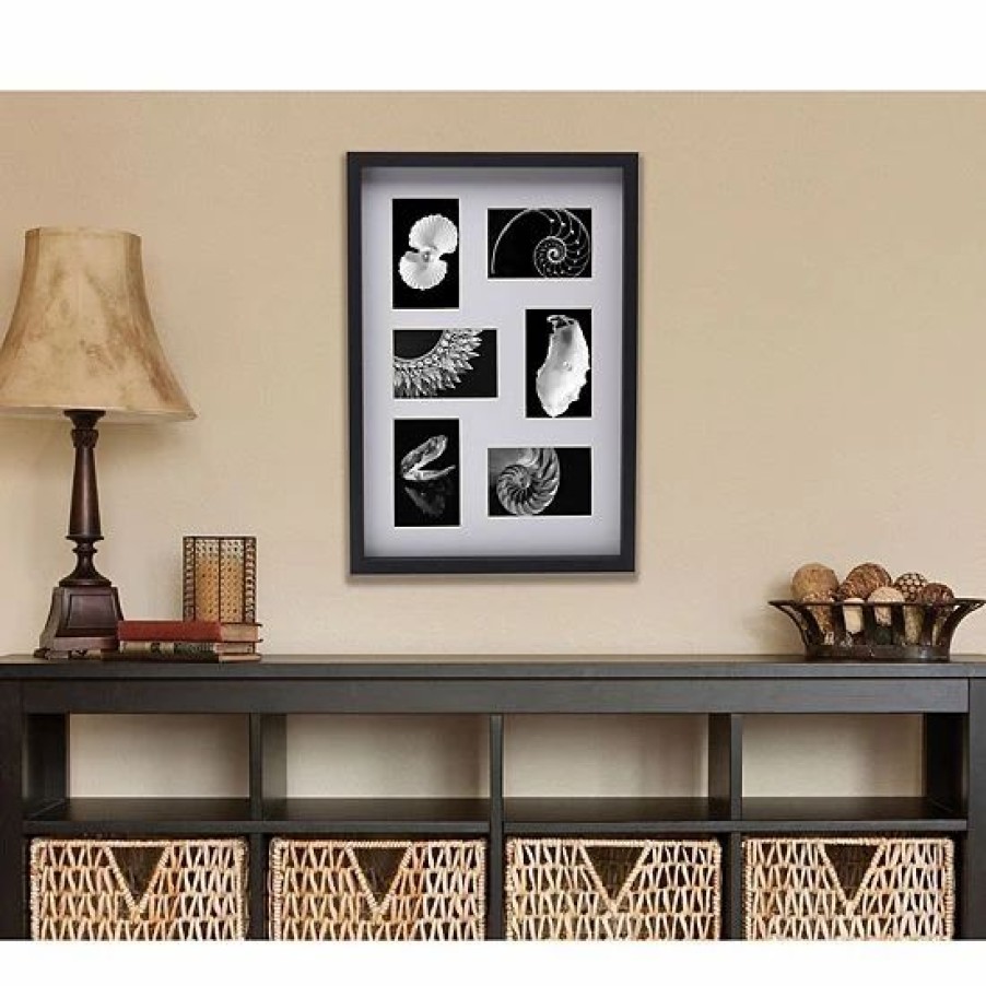 Home Decor * | Mikasa Contemporary 6-Opening Collage Frame