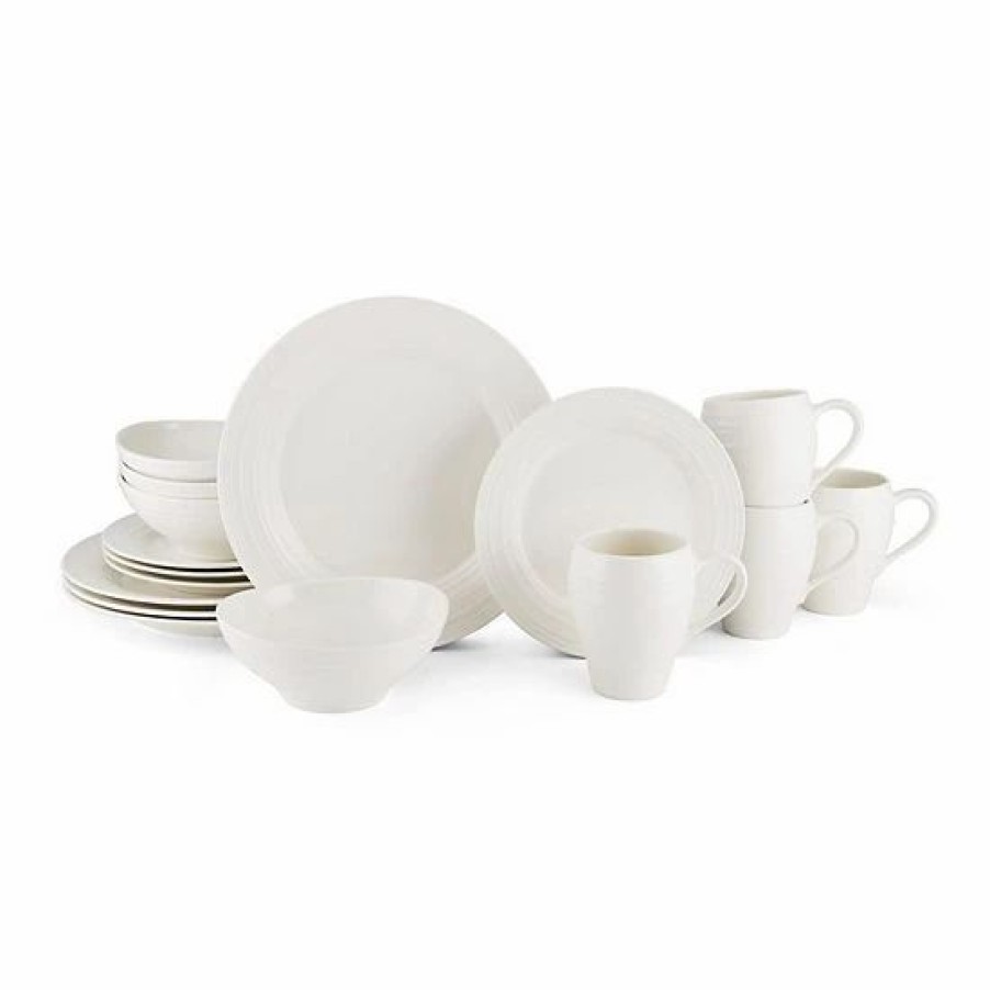 Kitchen & Dining * | Mikasa Swirl 16-Pc. Dinnerware Set