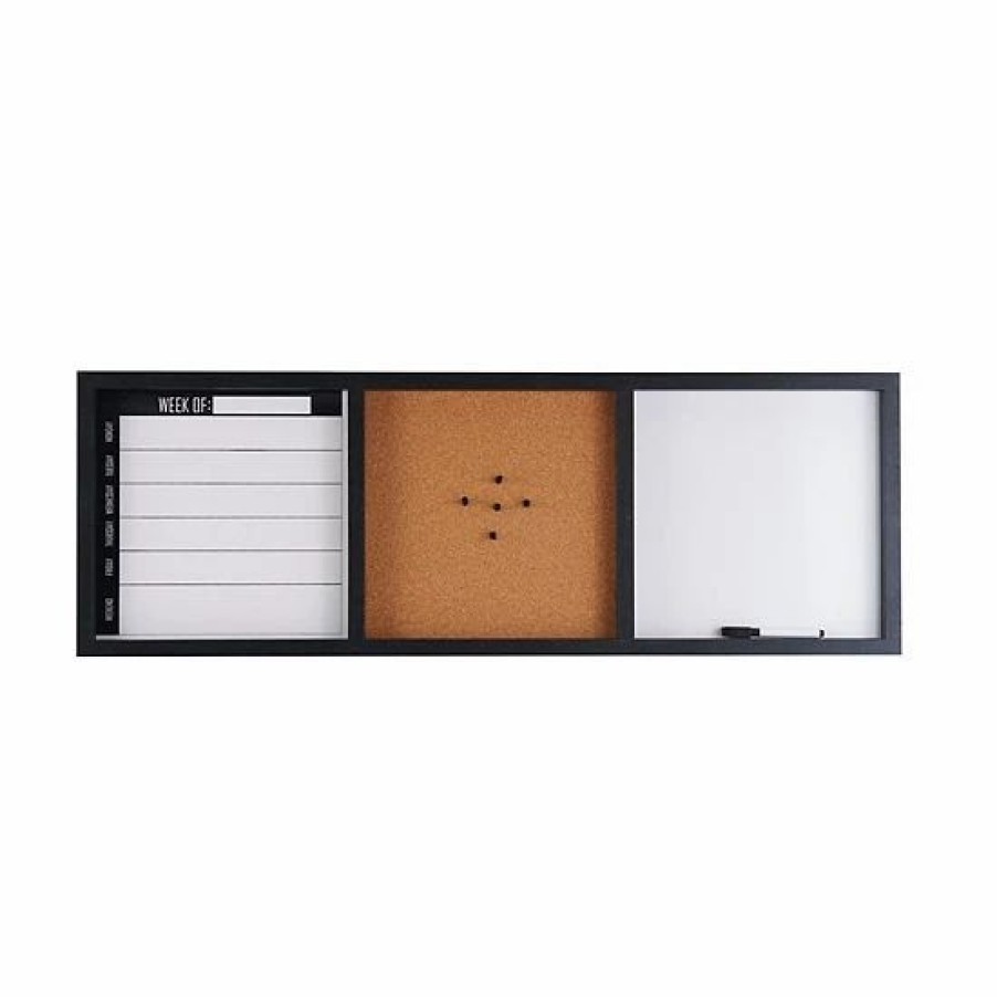 Home Decor * | Mikasa Black Tri Board With Pen & Tacks