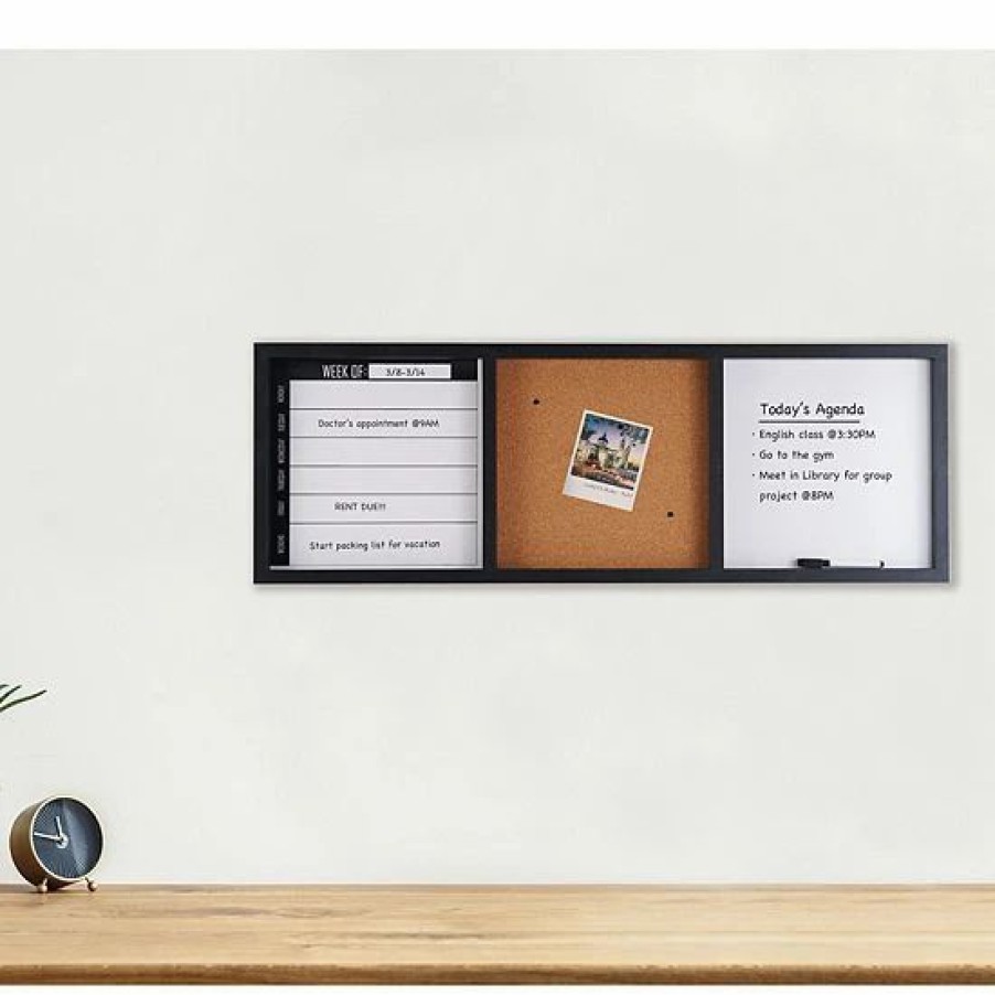 Home Decor * | Mikasa Black Tri Board With Pen & Tacks