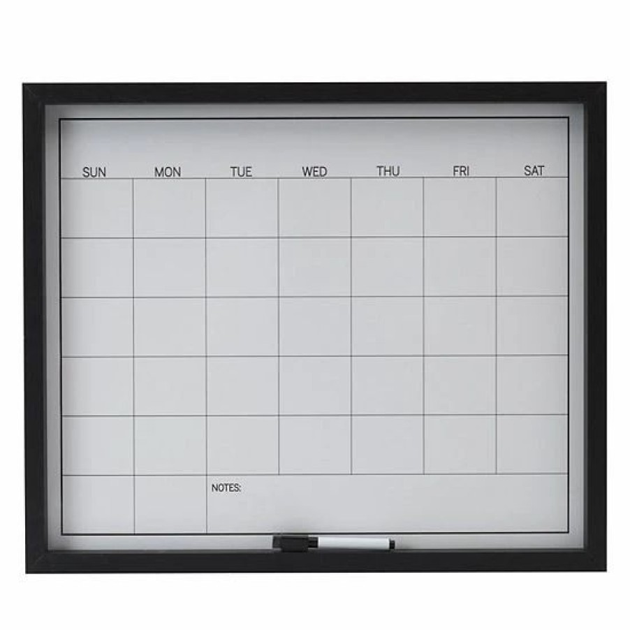 Home Decor * | Mikasa Calendar Dry Erase Board Wall Decor