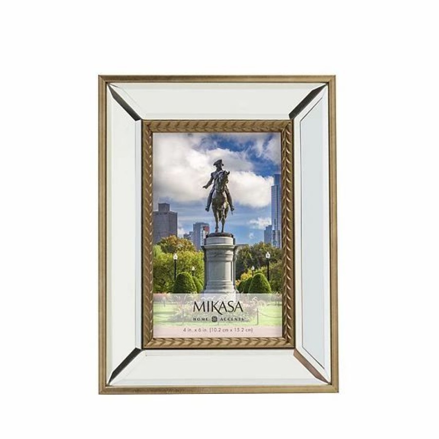 Home Decor * | Mikasa Contemporary Mirror 4 X 6 Frame