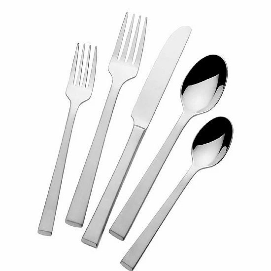 Kitchen & Dining * | Mikasa York 20-Pc. Flatware Set