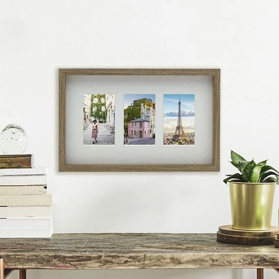 Home Decor * | Mikasa Contemporary 3-Opening Collage Frame