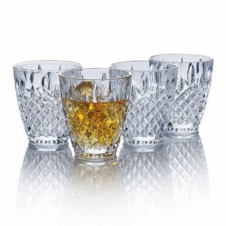 Kitchen & Dining * | Mikasa Harding 4-Pc. Double Old-Fashioned Glass Set