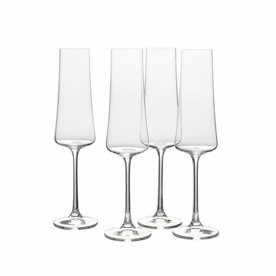 Kitchen & Dining * | Mikasa 4-Pc. Aline Champagne Flute Set