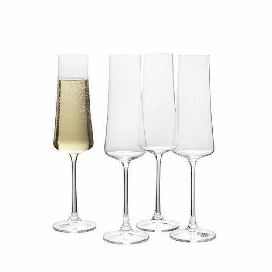 Kitchen & Dining * | Mikasa 4-Pc. Aline Champagne Flute Set