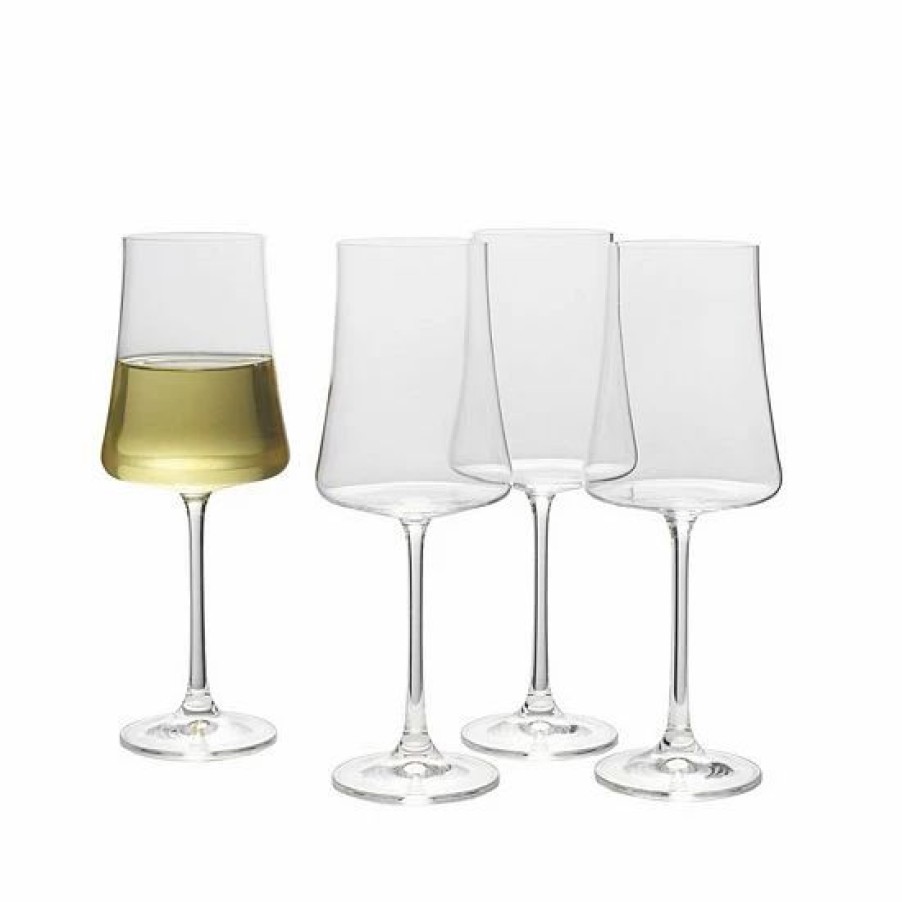 Kitchen & Dining * | Mikasa 4-Pc. Aline White Wine Glass Set