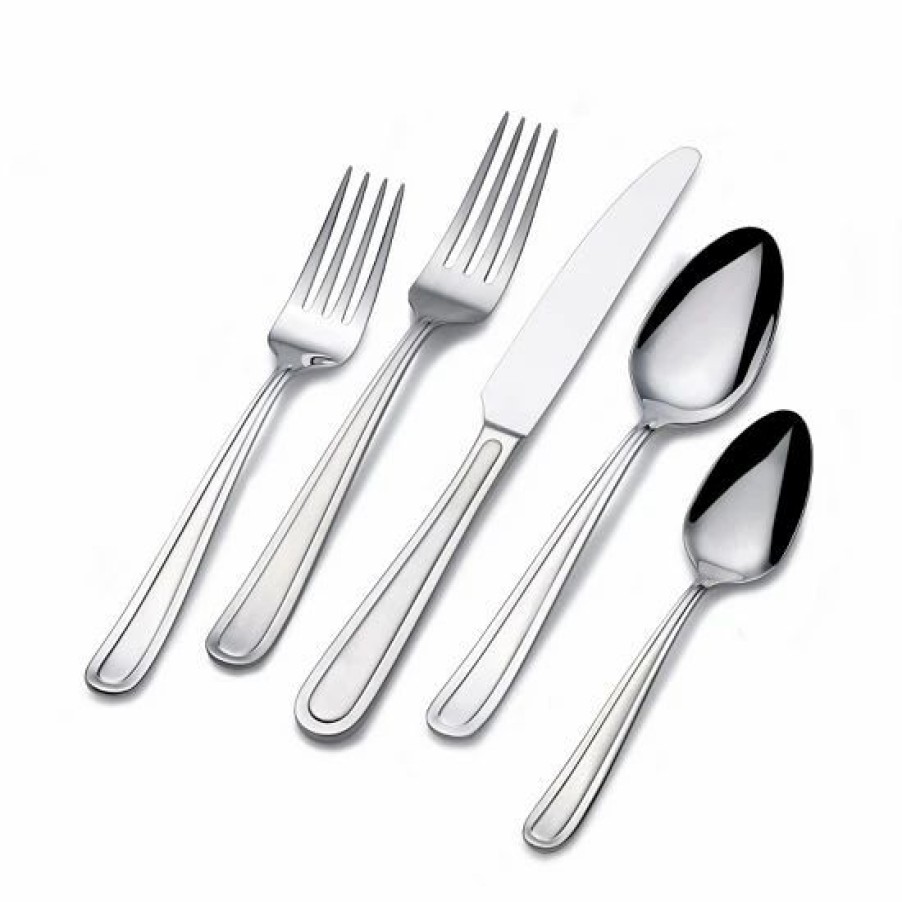 Kitchen & Dining * | Mikasa Kelby 20-Pc. Flatware Set