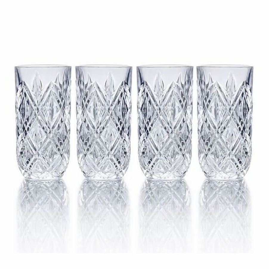 Kitchen & Dining * | Mikasa Claremont 4-Pc. Highball Glass Set