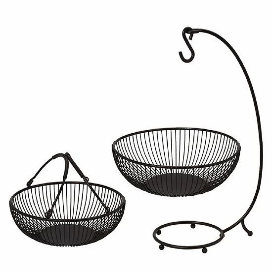 Kitchen & Dining * | Mikasa Gourmet Basics Sprindle 2-Tier Basket