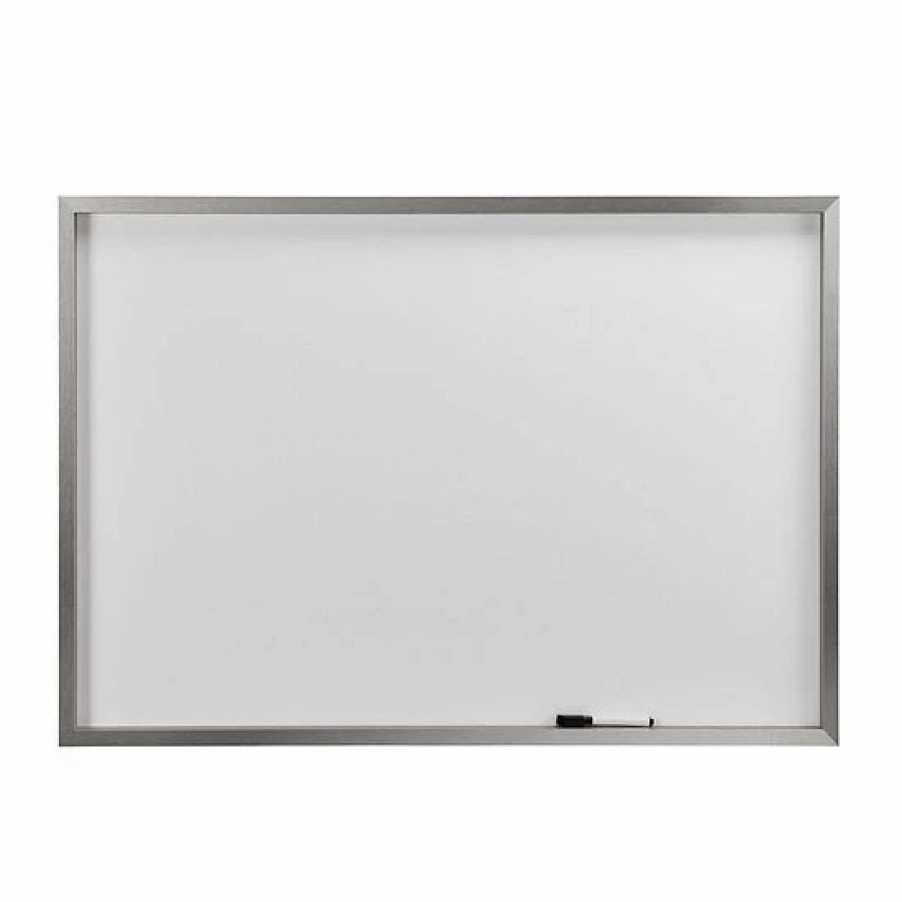 Home Decor * | Mikasa Metallic Border White Board