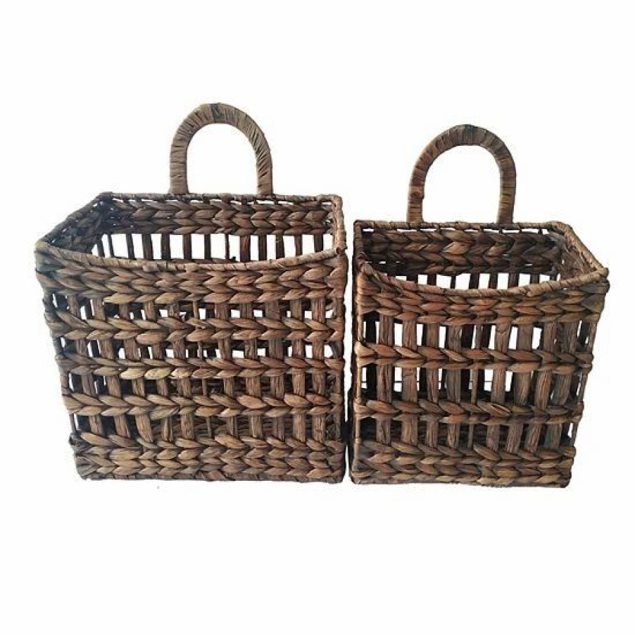 Home Decor * | Mikasa Woven Storage Basket 2-Piece Set