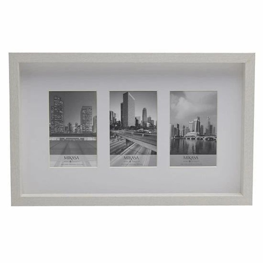 Home Decor * | Mikasa 3-Opening 4 X 6 Collage Wall Frame