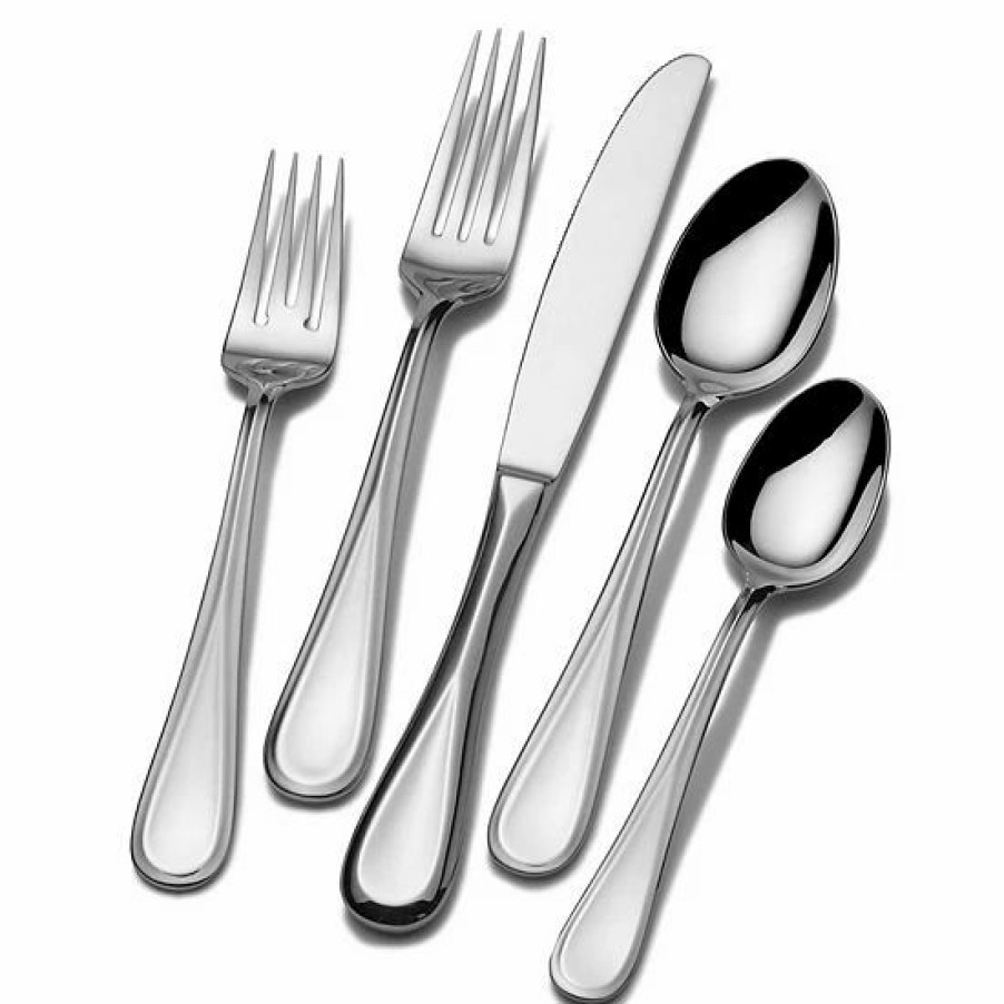 Kitchen & Dining * | Mikasa Bravo 65-Pc. Flatware Set