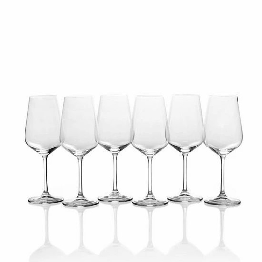 Kitchen & Dining * | Mikasa Gianna 6-Pc. 15.25-Oz. White Wine Glass Set