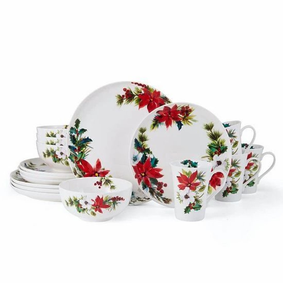 Kitchen & Dining * | Mikasa Hope Joy 16-Pc. Dinnerware Set